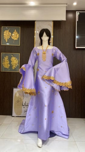 فستان غمره تطريز هندي