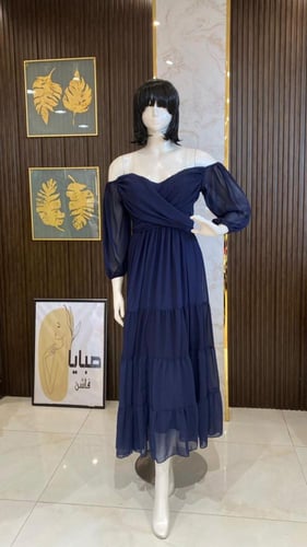 فستان لف شيفون