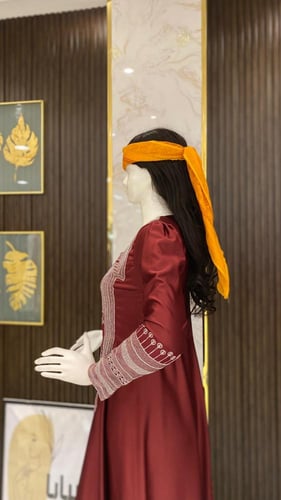 جلابيه عسيري مع شال - أصالة وتراث مع لمسة من الفخا...