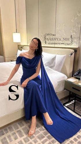 فستان جورجيتا طويل