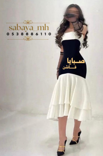 فستان كريب بدون اكمام