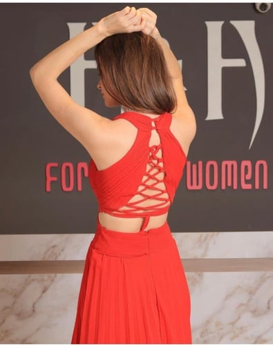 فستان سهرة شيفون