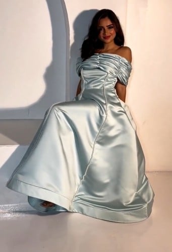 فستان سماوي مايا | نعومة وأناقة راقية