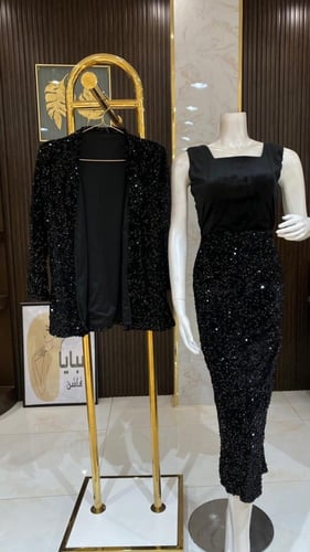 فستان جاكيت ترتر - تألقي بفخامة وأناقة عصرية