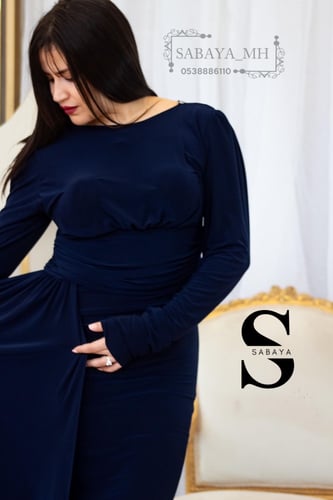 فستان ناعم استرتش فتحة ظهر