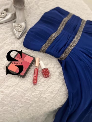 فستان مادلين نيلي