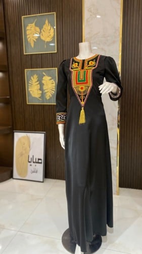 فستان سدو أسود - لمسة تراثية بأناقة عصرية
