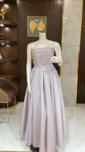 فستان سهرة فصوص صدر