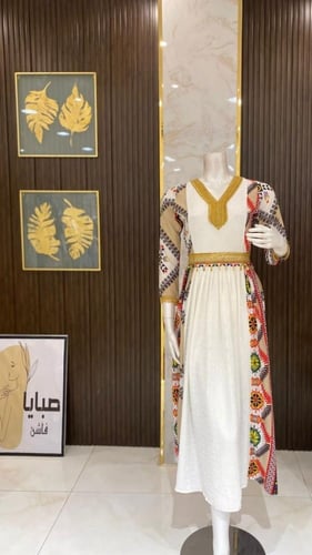 فستان تراثي إيلاف - أصالة التصميم بروح عصرية أنيقة