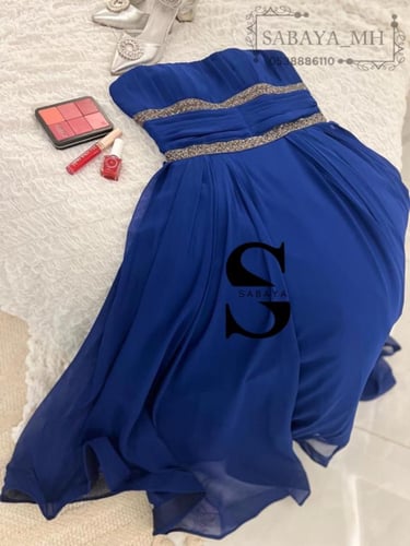 فستان مادلين نيلي