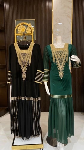 جلابية عسيري مخمل | فخامة مستوحاة من التراث