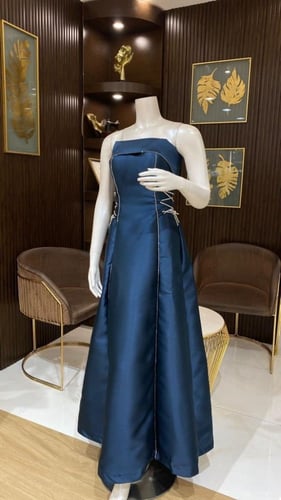 فستان سهرة ميكادو حبال كريستال