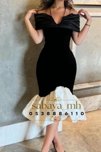 فستان روسي كريب تحت شانتون