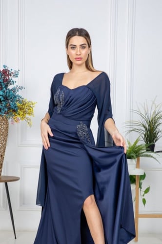 فستان سهرة تطريز