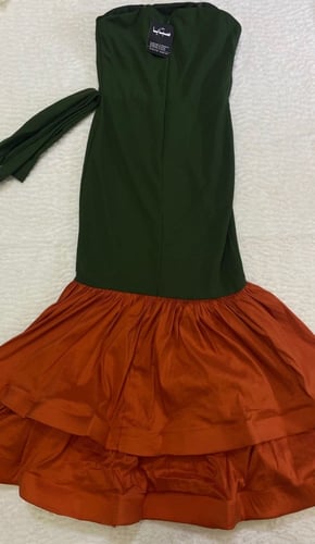 فستان كلفة أورانج موديل - تصميم عصري بألوان مبهجة