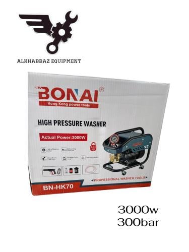 مضخة غسيل واشقان 3000واط 300BAR ماركة BONAI كهرباء...