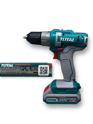 دريل مع أمباكت شحن 20v بطاريتين300nماركة الصناعة ا...