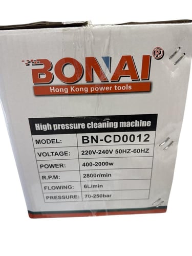 واشقان مضخة غسيل 400-2000واط 70-250 بار ماركة BONA...