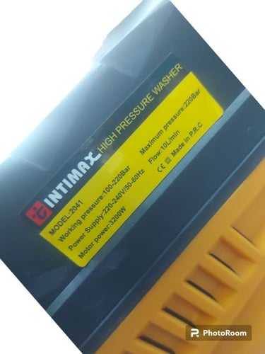 مضخة واشقان 3200واط220 بار ماركةINTIMAX الصناعة ال...