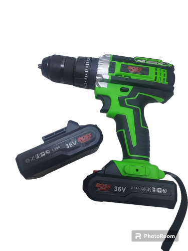 دريل شحن بطاريتين 36V ماركة BOSS الصناعة الصين