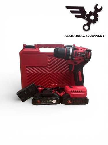 دريل شحن لاسلكي 48V –بطاريتين CADELON بدون فحمات