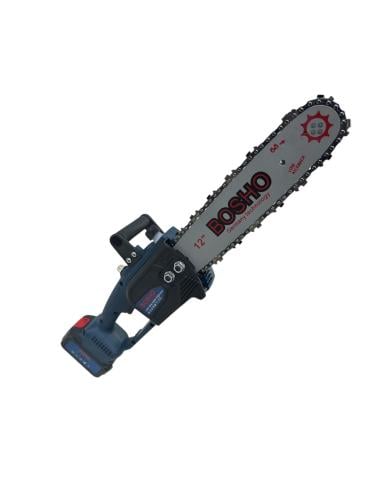 منشار جنزير بطاريتين 118 فولت 12 انش ماركة Boscho...