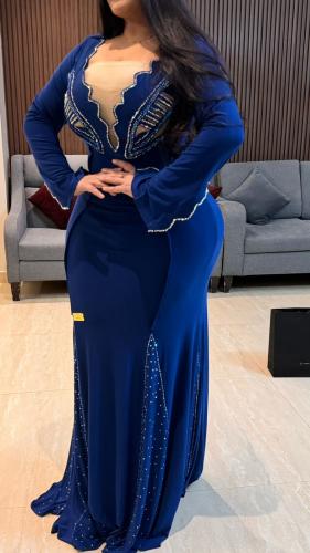 Navy blue dress