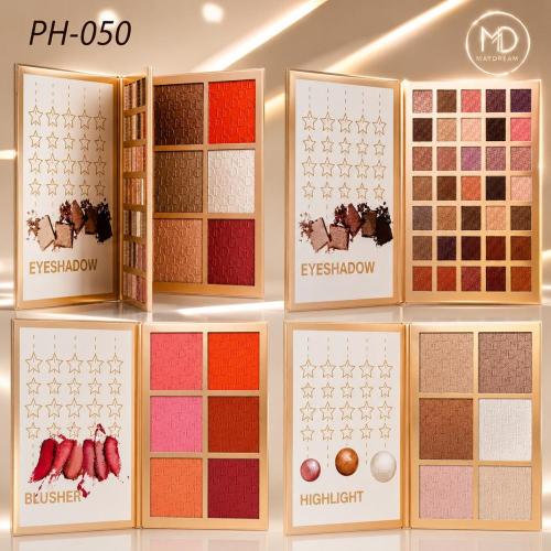 دفتر مكياج ظل + إضاءة + أحمر خدود PH-050من ماي دريم