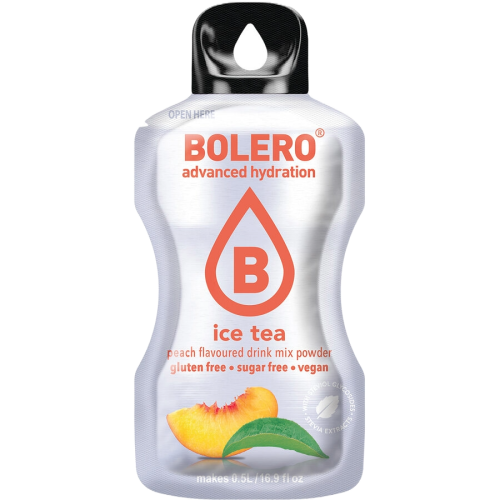 منكهات الماء بوليرو ايس تي خوخ كرتون ( 12 حبة )