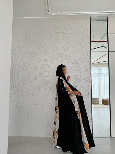 القمــاش كريب ملكي•وتحديد قماش هنــدي تاي داي حرير...