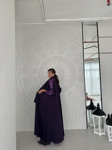 القمـاش كريب•اكمـام تحديد من فوق ستان هندي•قصه نص...