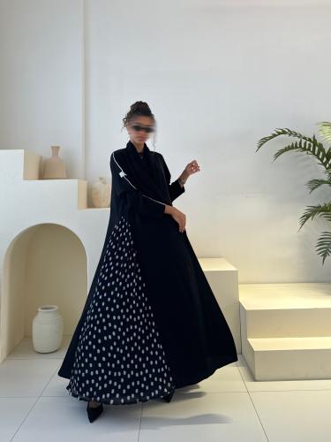 ‎القمــاش كريب لايت•من جوانب شيفون تركي•قصـه كلوش