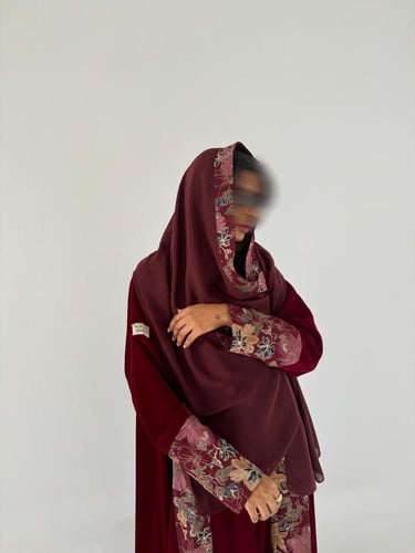 القمـاش مخمل كوري•من مقدمه قماش فيسكوز هندي واكمام...