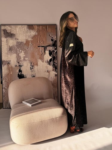 القمــاش مخـمل كوري قلتر نجوم•قصـه كلـوش