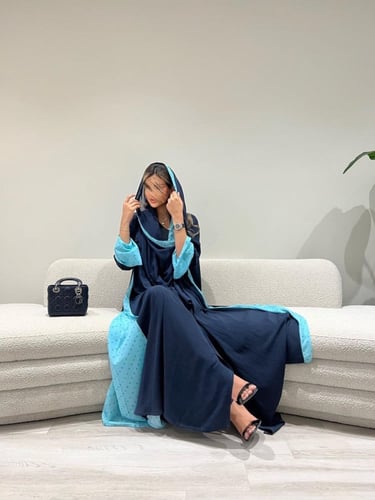 القمــاش كريب•اكمـام وكسرات من جوانب جورجيت هندي•ق...