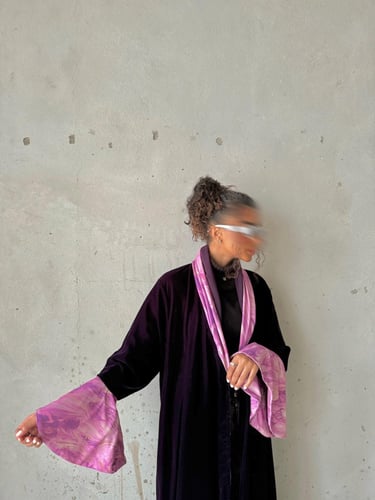 القمـاش مخمل كوري•اكمـام ستان هندي•قصه نص كلوش