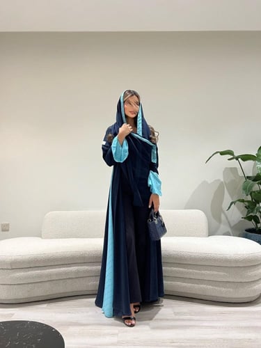 القمــاش كريب•اكمـام وكسرات من جوانب جورجيت هندي•ق...