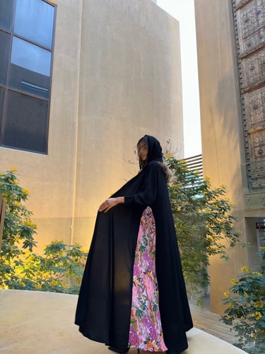 القمــاش كـريب•من 'من جوانب' ستان تركي•قصـه كلـوش