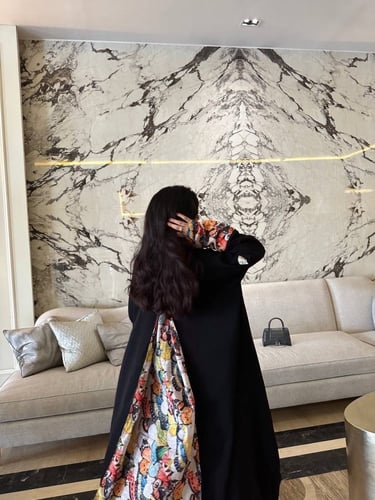 ( كميه محـدوده ) القمــاش كـريب•الكم جورجيت هندي و...