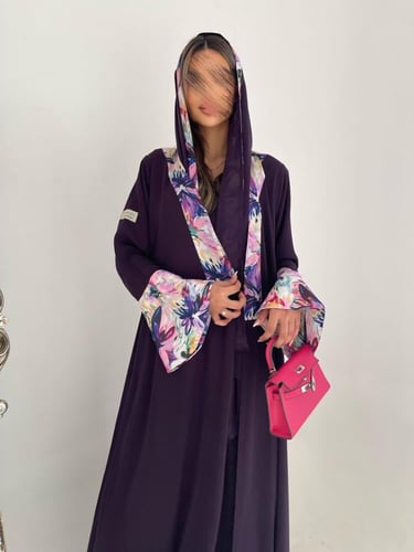 القمــاش كـريب•اكمام كريب هندي•قصـه كلوش