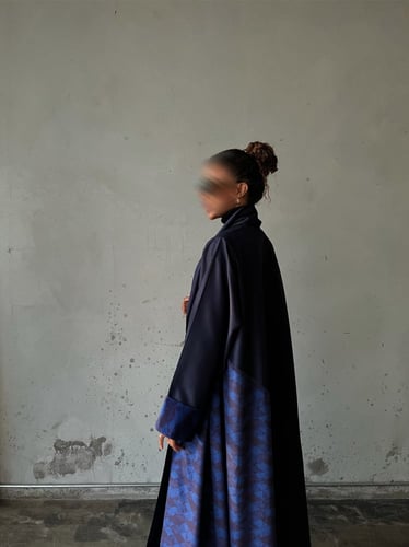 القمــاش شـامواه•من جنب مخمل هندي•قصـه كلوش