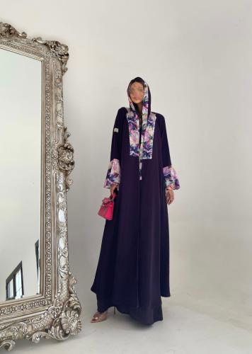 القمــاش كـريب•اكمام كريب هندي•قصـه كلوش