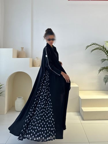 ‎القمــاش كريب لايت•من جوانب شيفون تركي•قصـه كلوش