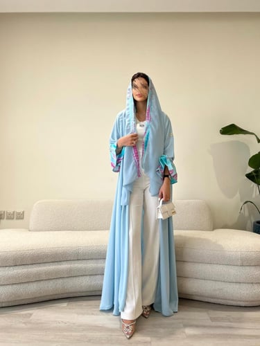 القمــاش كـريب•اكـمام شاندري هندي•قصـه كلـوش