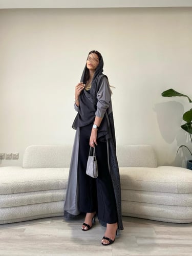 القمــاش كـريب من ورا كتان هندي•قصـه كلـوش