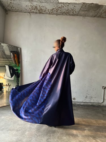 القمــاش شـامواه•من جنب مخمل هندي•قصـه كلوش