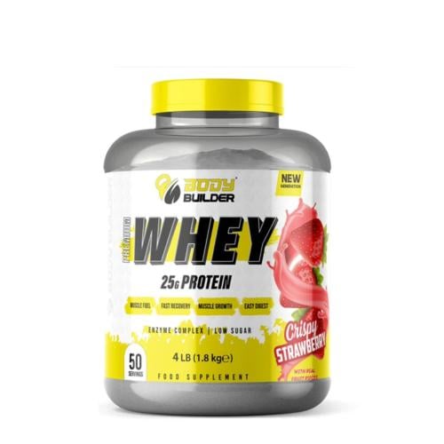 واي بروتين من بودي بلدر بنكهة الفراولة