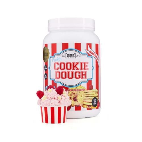 The cookie dough from Adoonis with a white chocola...