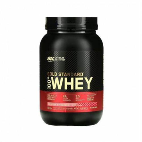 واي بروتين جولد ستاندرد بنكهة الفراولة اللذيذة من...