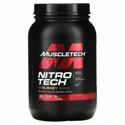 نيترو تيك جولد واي من مسل تيك بنكهة كريمة الفانيلي...